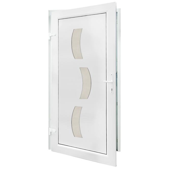Dvere vchodové Zadar D30 90L 98x198x7 biela,2