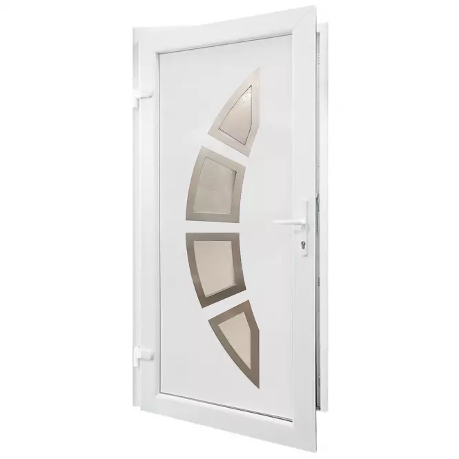 Dvere vchodové Zagrzeb D31 90L biele,2