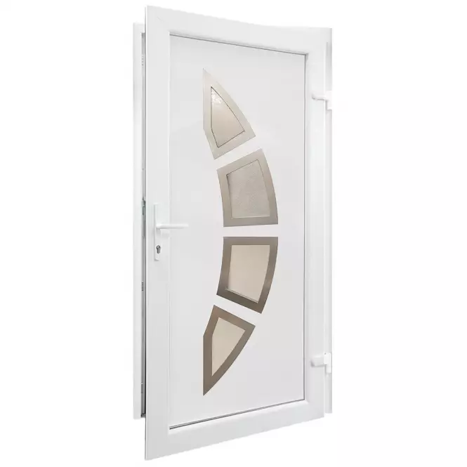 Dvere vchodové Zagrzeb D31 90P biele,2