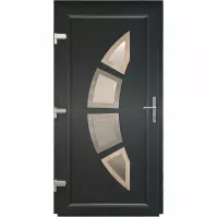 Dvere vchodové Zagrzeb D31 90L antracit