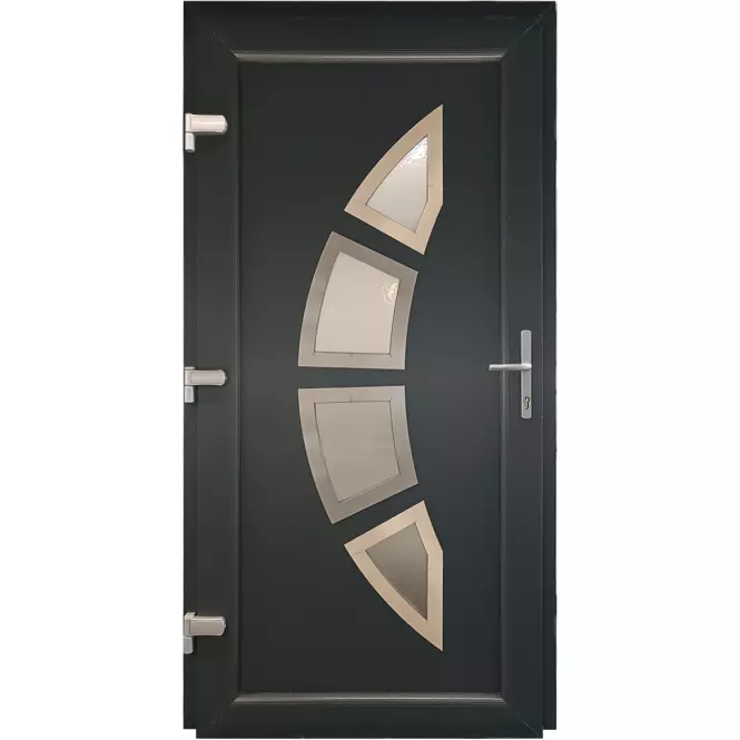 Dvere vchodové Zagrzeb D31 90L antracit