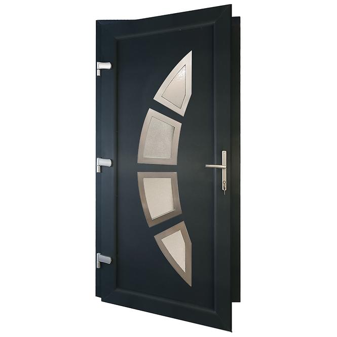 Dvere vchodové Zagrzeb D31 90L antracit