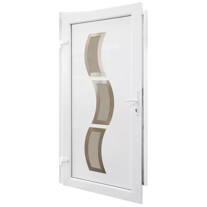 Dvere vchodové Osijek D32 90L biele,2