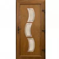 Dvere vchodové Osijek D32 90L zlatý dub
