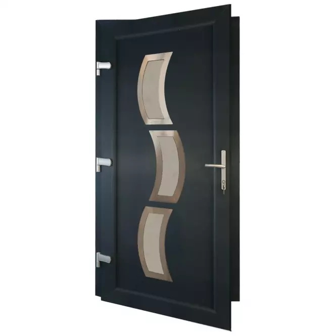 Dvere vchodové Osijek D32 90L antracit,2