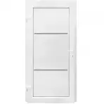Dvere vchodové Split D35 98x198x7 90Ľ biele