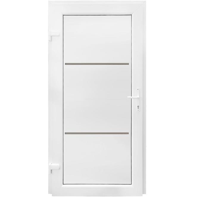 Dvere vchodové Split D35 98x198x7 90Ľ biele