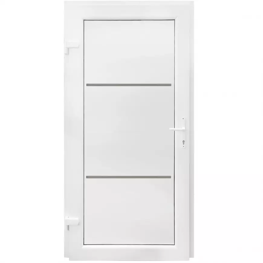Dvere vchodové Split D35 98x198x7 90Ľ biele