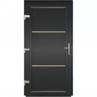 Dvere vchodové Split D35 98x198x7 90L antracit