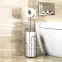 WC stojan s úložným priestorom, čierny,2