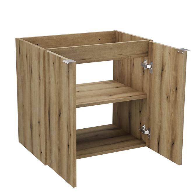 Kúpeľňová skrinka Nova Oak 60 dvere,3