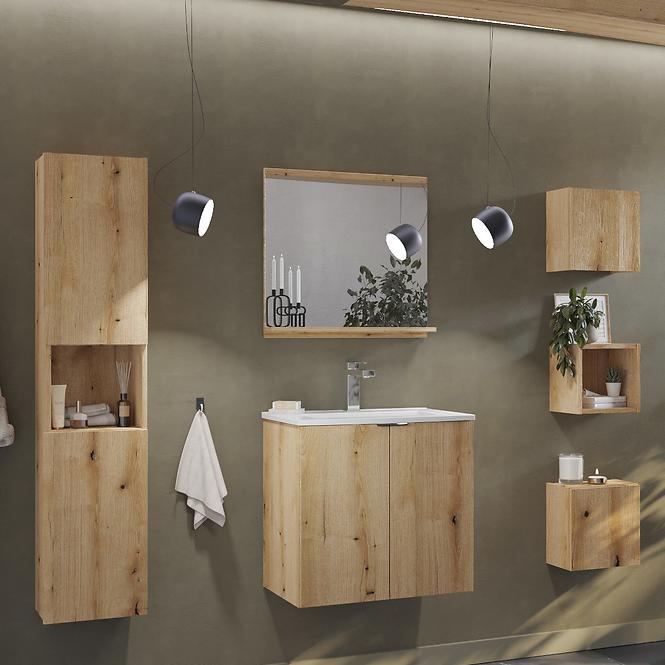 Kúpeľňová skrinka Nova Oak 60 dvere,9