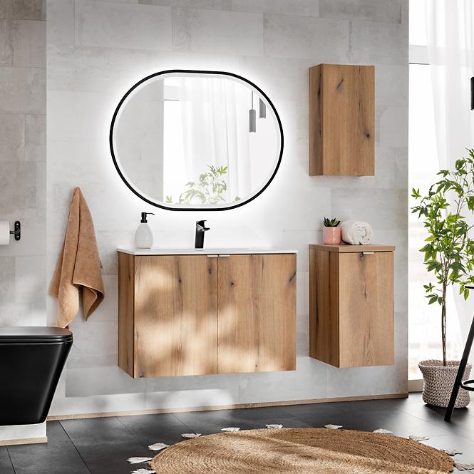 Kúpeľňová skrinka Nova Oak 80 dvere