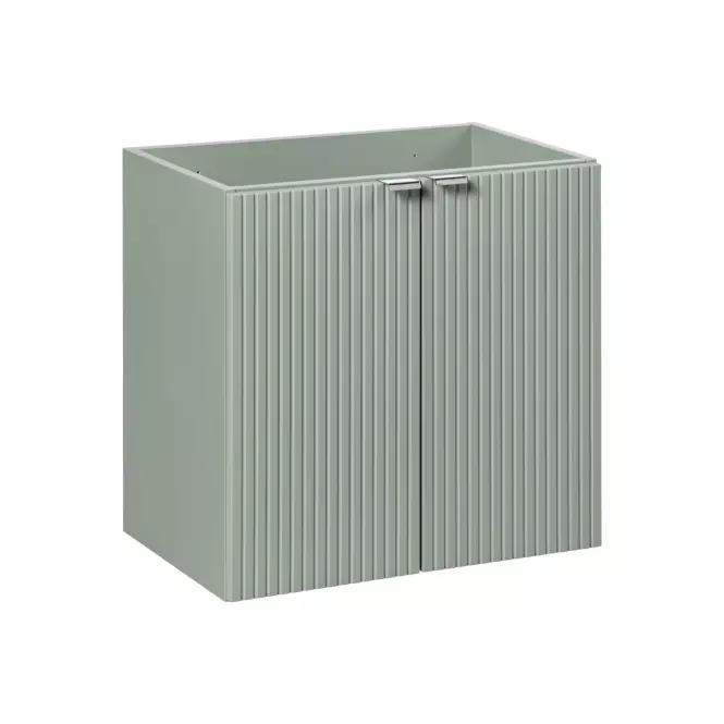 Kúpeľňová skrinka Line Reed Green 60 dvere šalvia