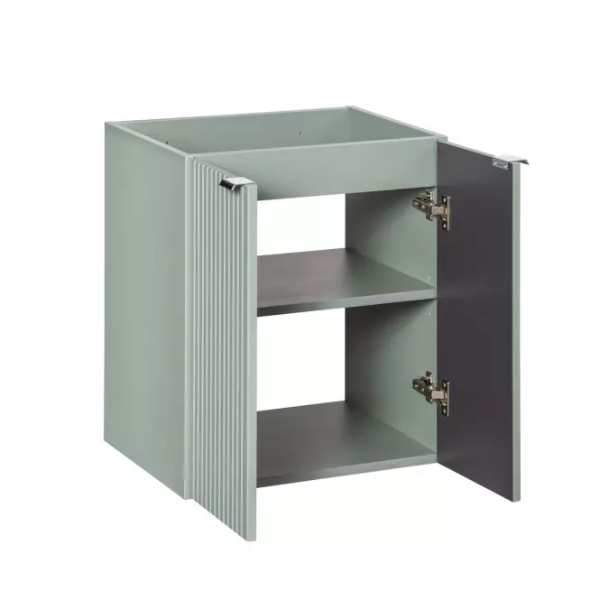 Kúpeľňová skrinka Line Reed Green 60 dvere šalvia,2