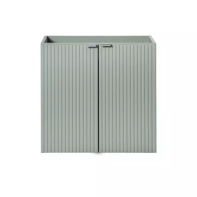 Kúpeľňová skrinka Line Reed Green 60 dvere šalvia