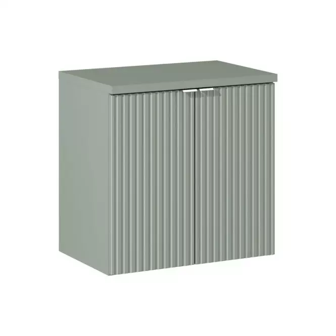 Kúpeľňová skrinka Line Reed Green 60 dvere šalvia,6