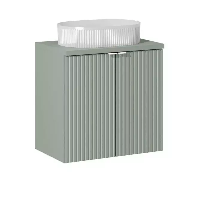 Kúpeľňová skrinka Line Reed Green 60 dvere šalvia,7