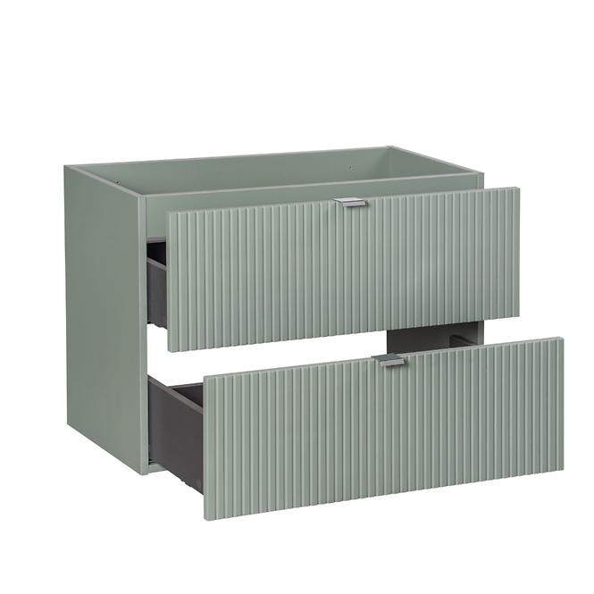 Kúpeľňová skrinka Line Reed Green 80 šalvia