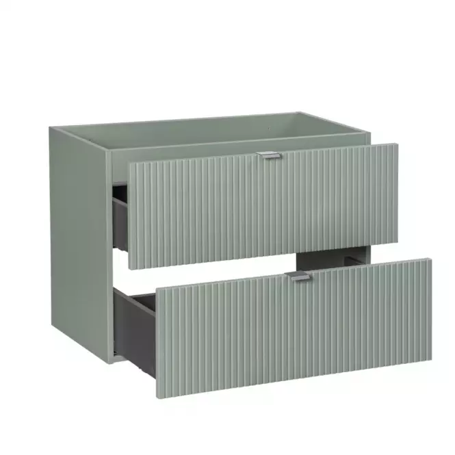 Kúpeľňová skrinka Line Reed Green 80 šalvia,2