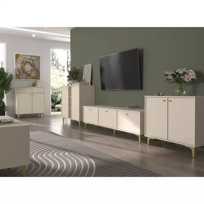 TV Stolík Tokyo 1 3K pieskovo béžová 303