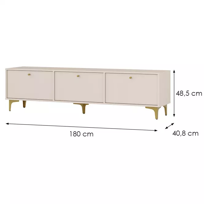 TV Stolík Tokyo 1 3K pieskovo béžová 303