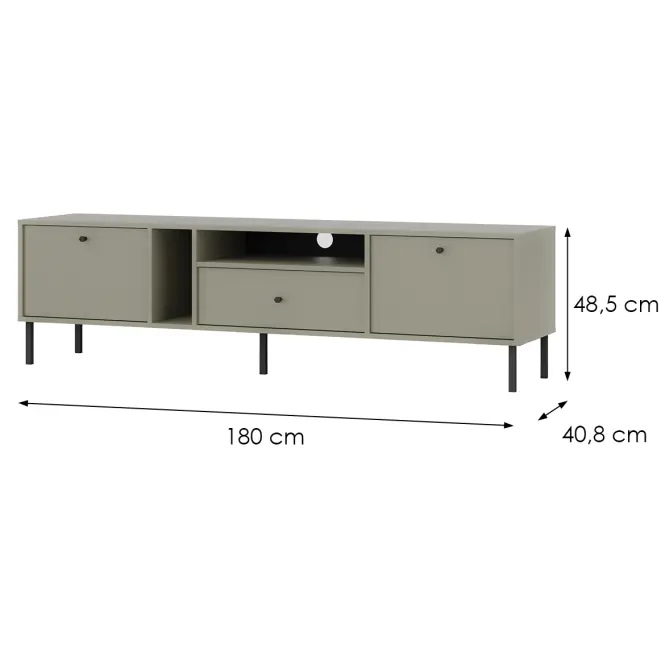TV Stolík Tokyo 2 2K 1S eukalyptus 313,2