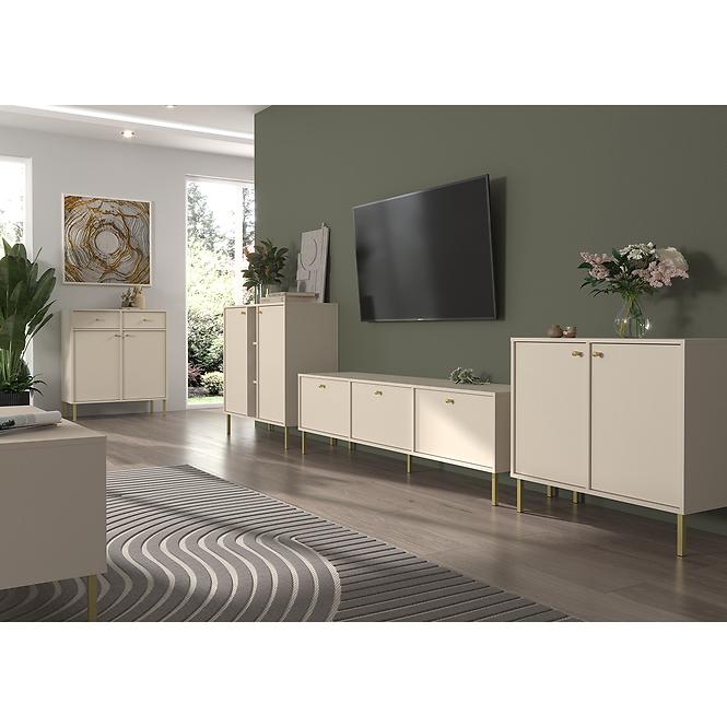 TV Stolík Tokyo 2 3K pieskovo béžová 303
