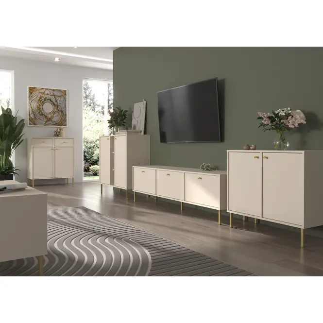 TV Stolík Tokyo 2 3K pieskovo béžová 303,15