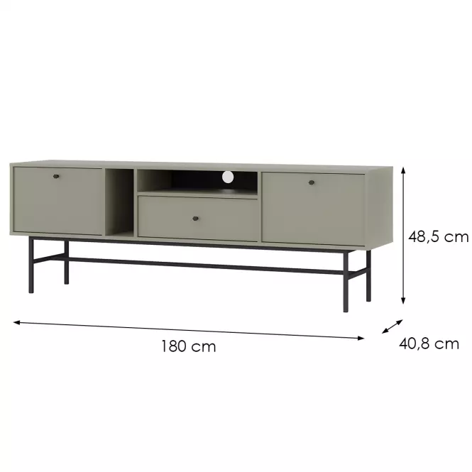 TV Stolík Tokyo 3 2K 1S eukalyptus 313