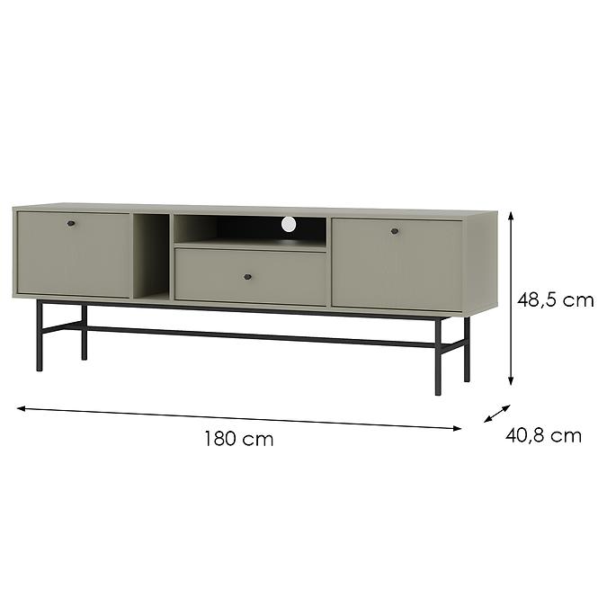 TV Stolík Tokyo 3 2K 1S eukalyptus 313