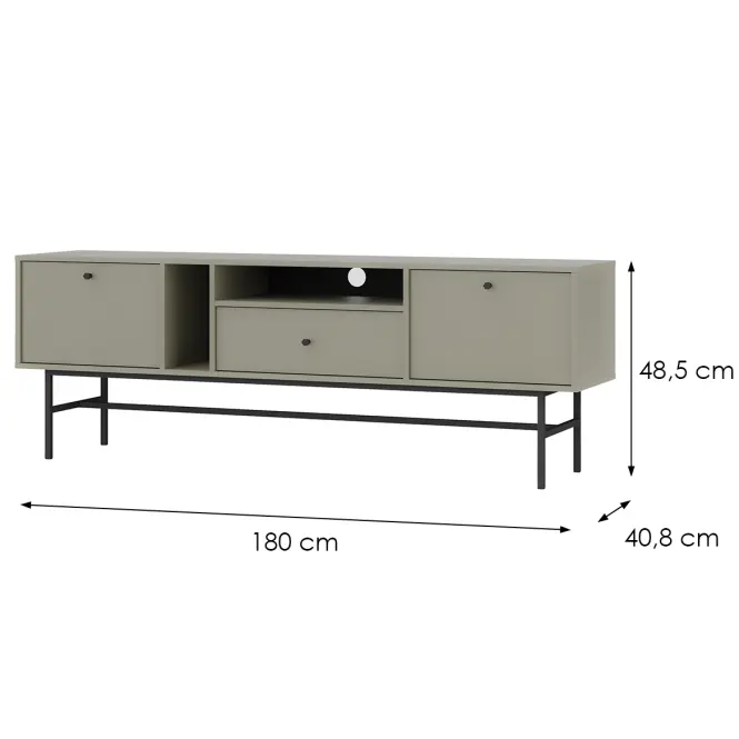 TV Stolík Tokyo 3 2K 1S eukalyptus 313,2