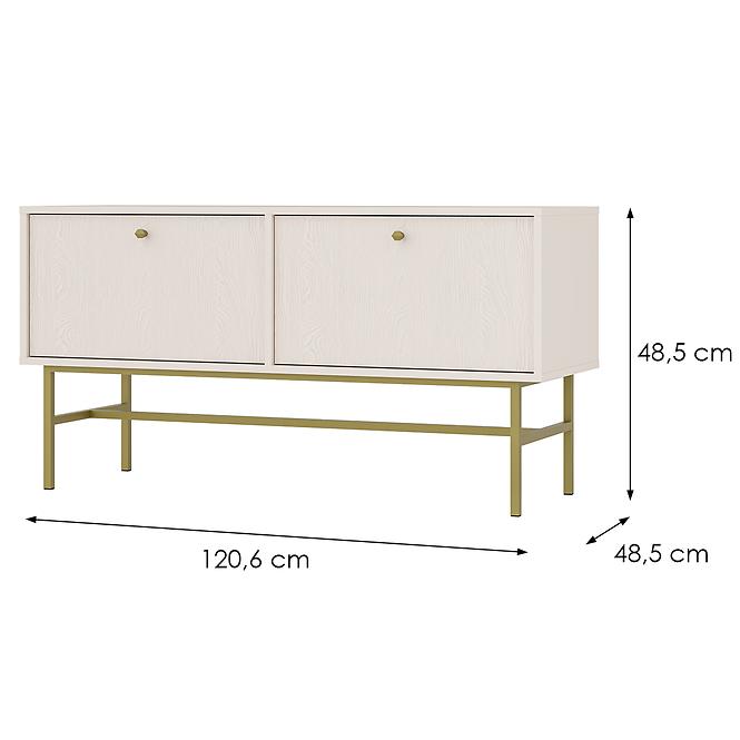 TV Stolík Tokyo 3 2K pieskovo béžová 302