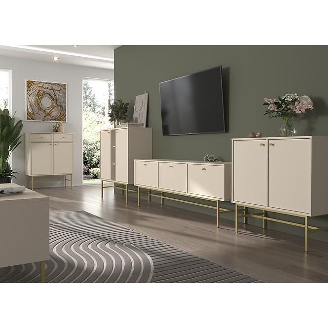 TV Stolík Tokyo 3 2K pieskovo béžová 302