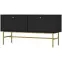 TV Stolík Tokyo 3 2K čierny grafit 302