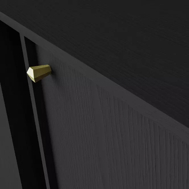 TV Stolík Tokyo 3 2K čierny grafit 302