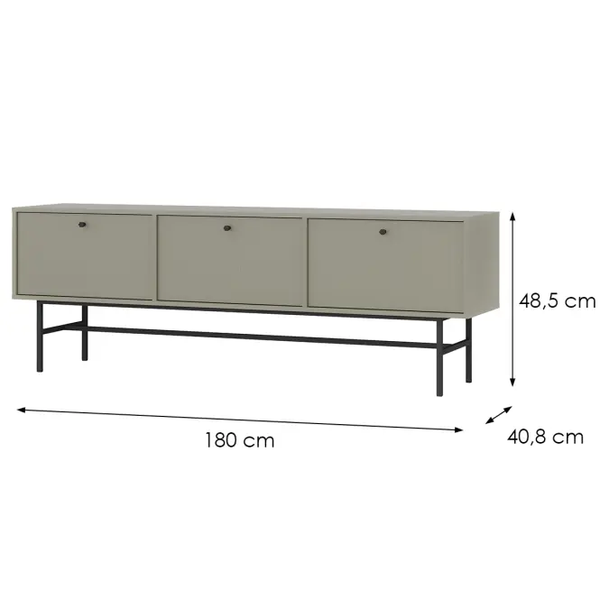 TV Stolík Tokyo 3 3K eukalyptus 303,2