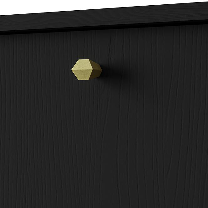 TV Stolík Tokyo 3 3K čierny grafit 303,3