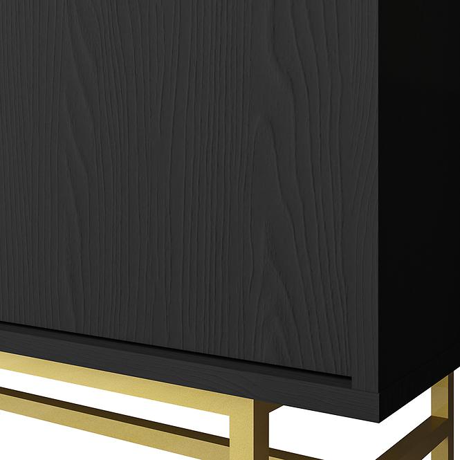 TV Stolík Tokyo 3 3K čierny grafit 303,6