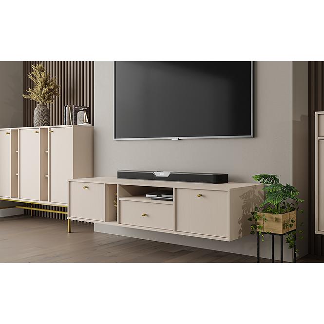 TV Stolík Tokyo 4 2K 1S pieskovo béžová 313