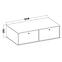 TV Stolík Tokyo 4 2K eukalyptus 302,3