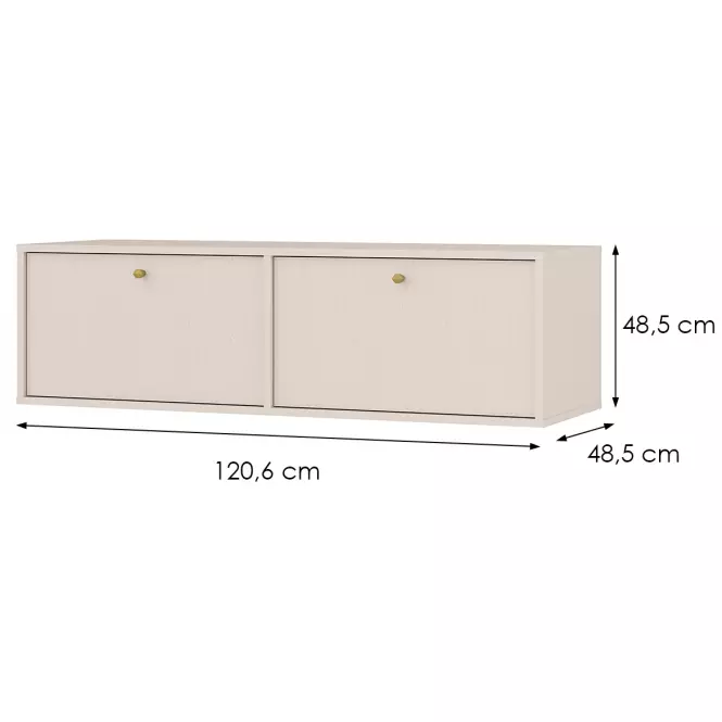 TV Stolík Tokyo 4 2K pieskovo béžová 302