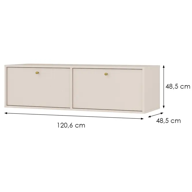 TV Stolík Tokyo 4 2K pieskovo béžová 302,3