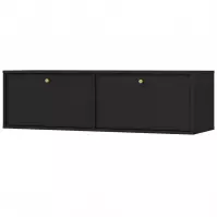 TV Stolík Tokyo 4 2K čierny grafit 302