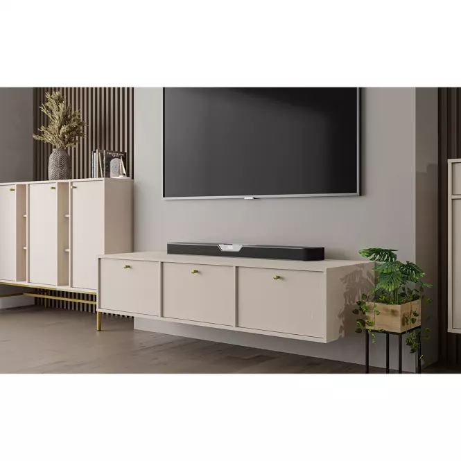 TV Stolík Tokyo 4 3K pieskovo béžová 303