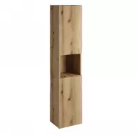 Vysoká skrinka do kúpeľne Nova dub