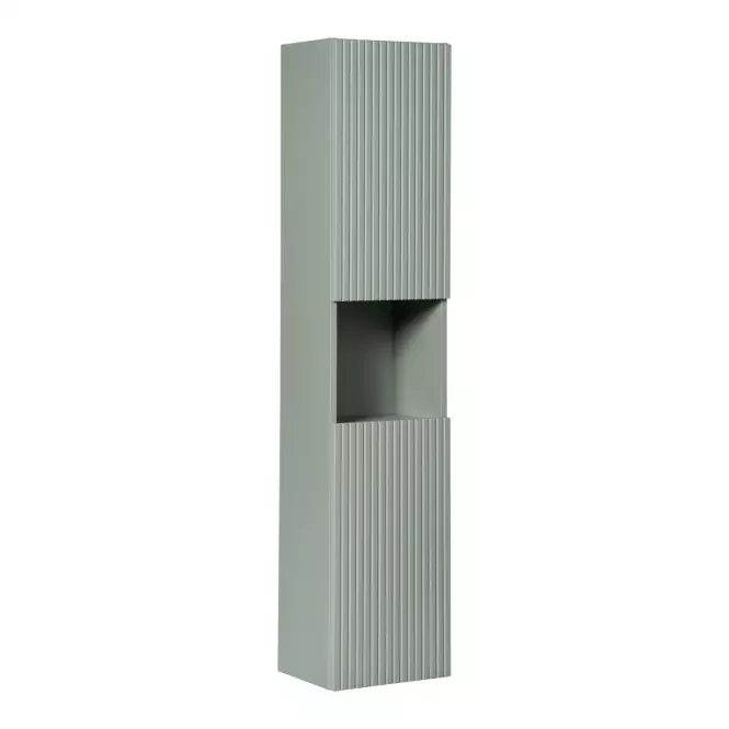Vysoká skrinka do kúpeľne LINE REED GREEN 80-03-2D šalvia