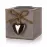 Kovová Sviečka Heart Prírodné Drevo 63917632