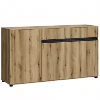 Komoda Camino 3D2S CMNK 02 dub evoke+dub evoke+ob.čierna