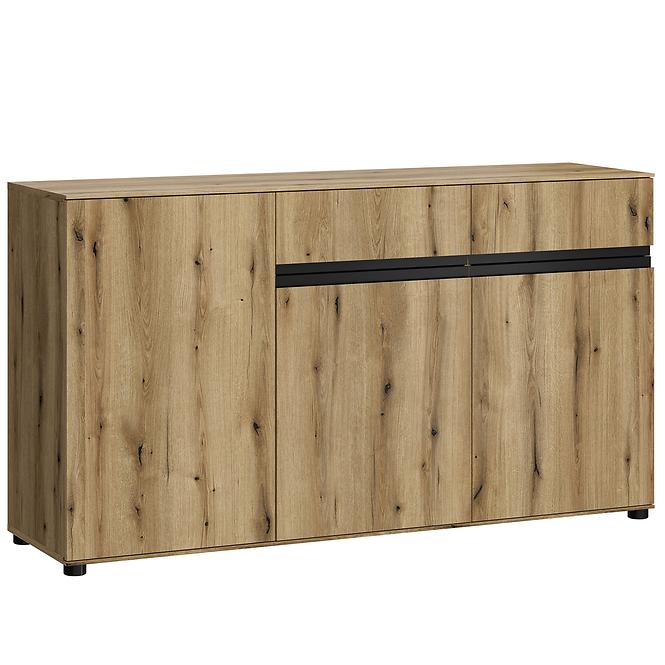 Komoda Camino 3D2S CMNK 02 dub evoke+dub evoke+ob.čierna